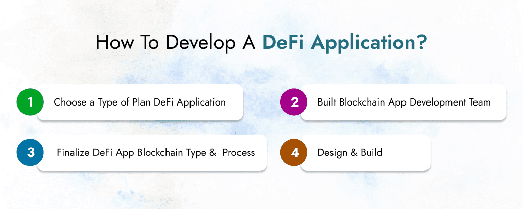 how to develop a defi application